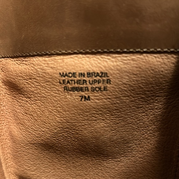 Women’s Michael Kors Cognac Lace Front Military Style High Heel Lthr. Boots Sz.7 - Picture 8 of 13